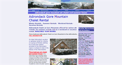 Desktop Screenshot of adirondackchalet.com